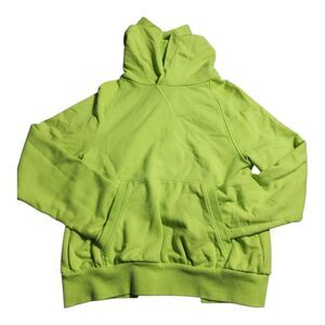 Athleta Green Moonrise Hoodie Women Sz Small Back Cut Out Activewear Cozy School